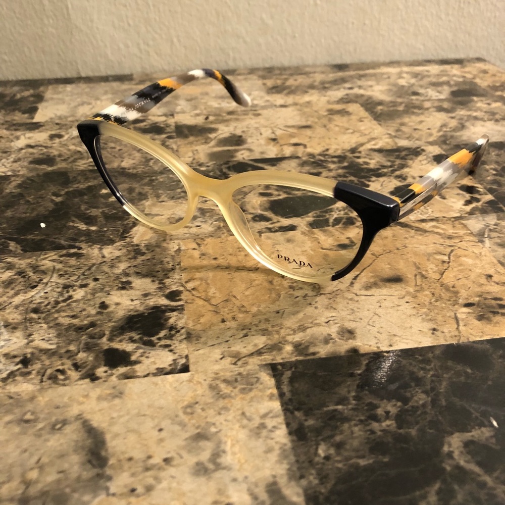 Prada 05UV VYP1O1 Blue Yellow Orange Eyeglasses